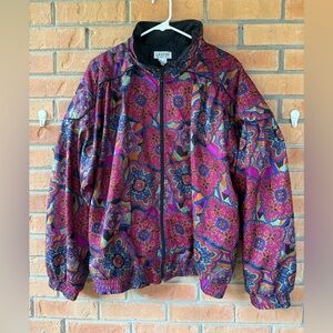 Vintage Lavon Psychedelic Paisley Patterned Jacket